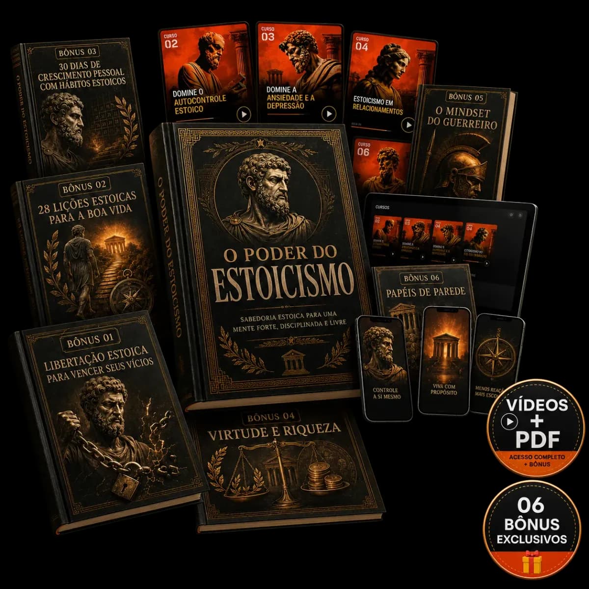 Pacote Completo O Poder do Estoicismo